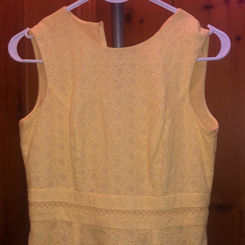 Calvin Klein lace summer dress size 2 yellow. Never worn!